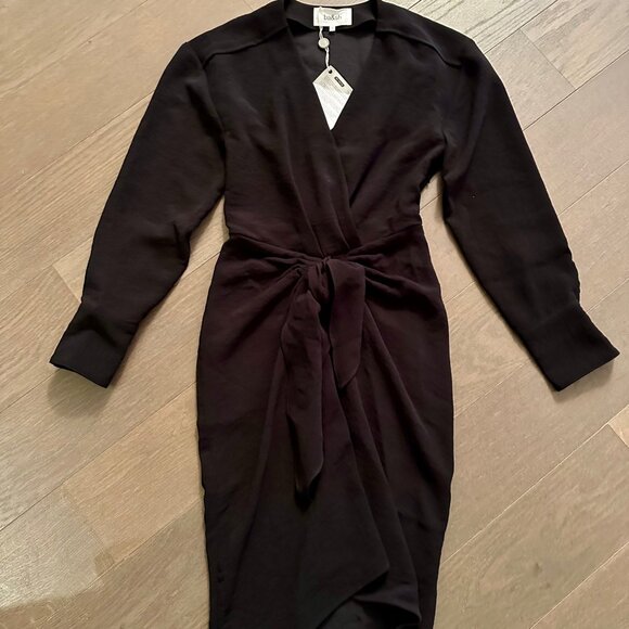 Ba&sh Kiari Draped Cocktail Semi Formal Dress - Picture 4 of 6